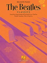 Beatles Big Note Classics piano sheet music cover
